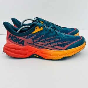 Hoka Women's Speedgoat 5 trail running shoes. Size 9.5. Vibrom Sole.